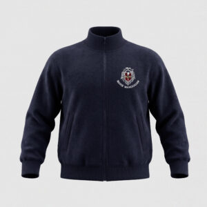 Campera Primaria Azul Bordada