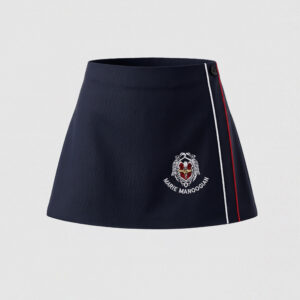 Pollera Pantalón Azul Bordada